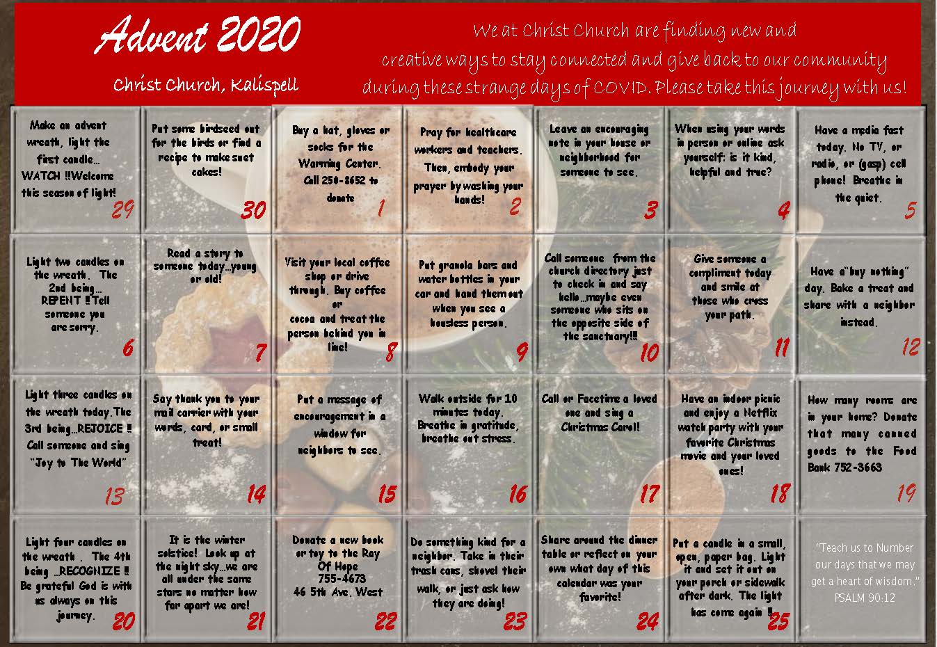 Read more about the article Advent Calendar 2020