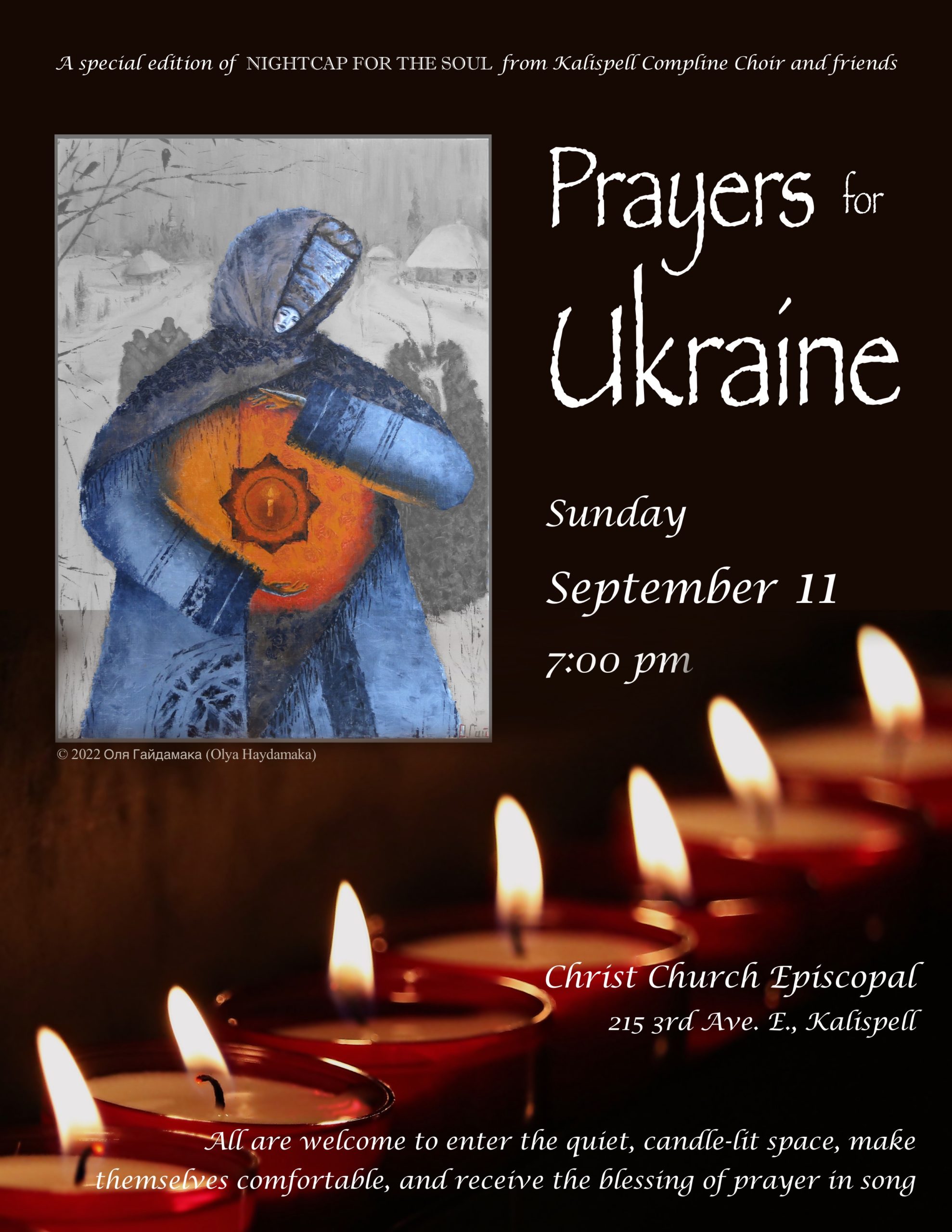 You are currently viewing Prayers for Ukraine: a Special Compline Choir Event