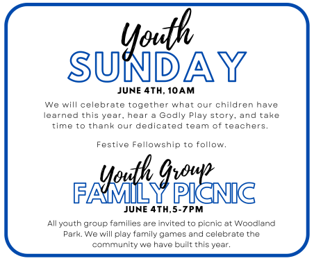 Info about youth Sunday