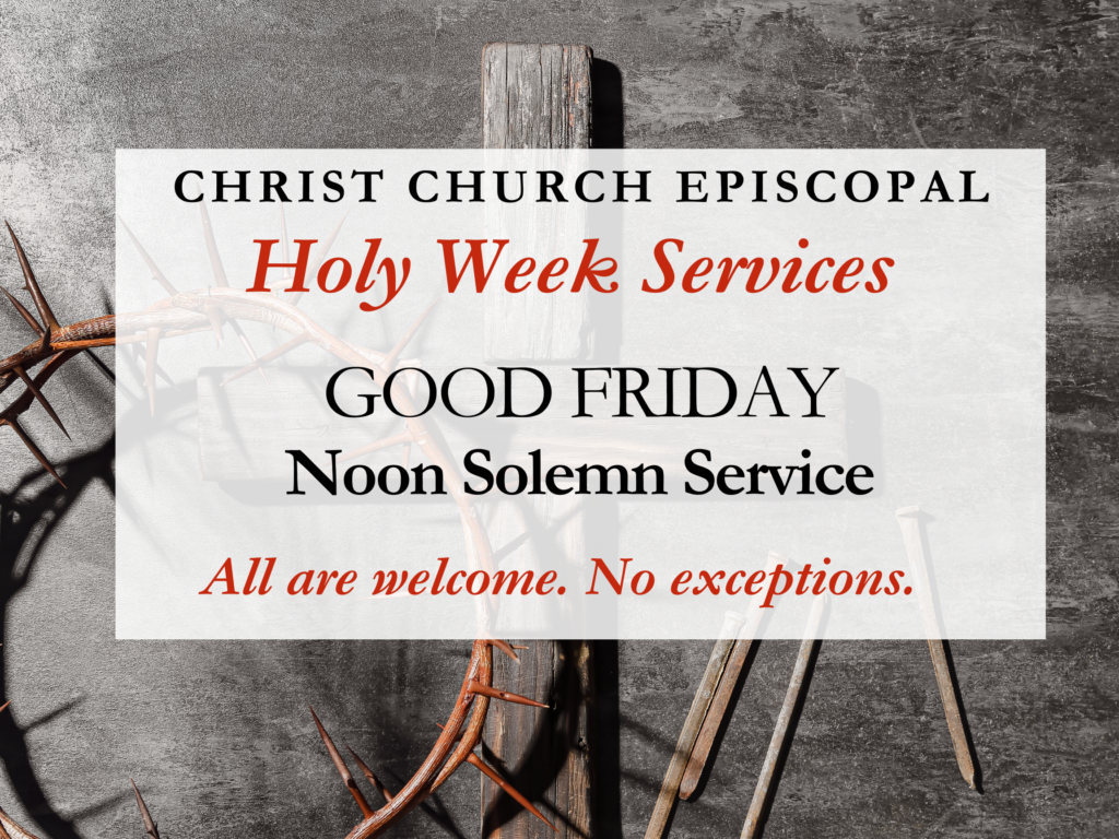 Good Friday service