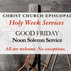 Good Friday service